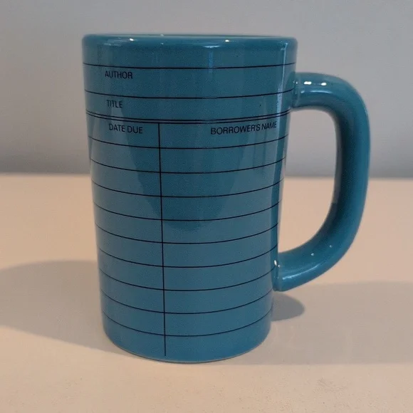 Out Of Print 12 Ounce Library Card Ceramic Coffee / Tea Mug - Picture 3 of 16